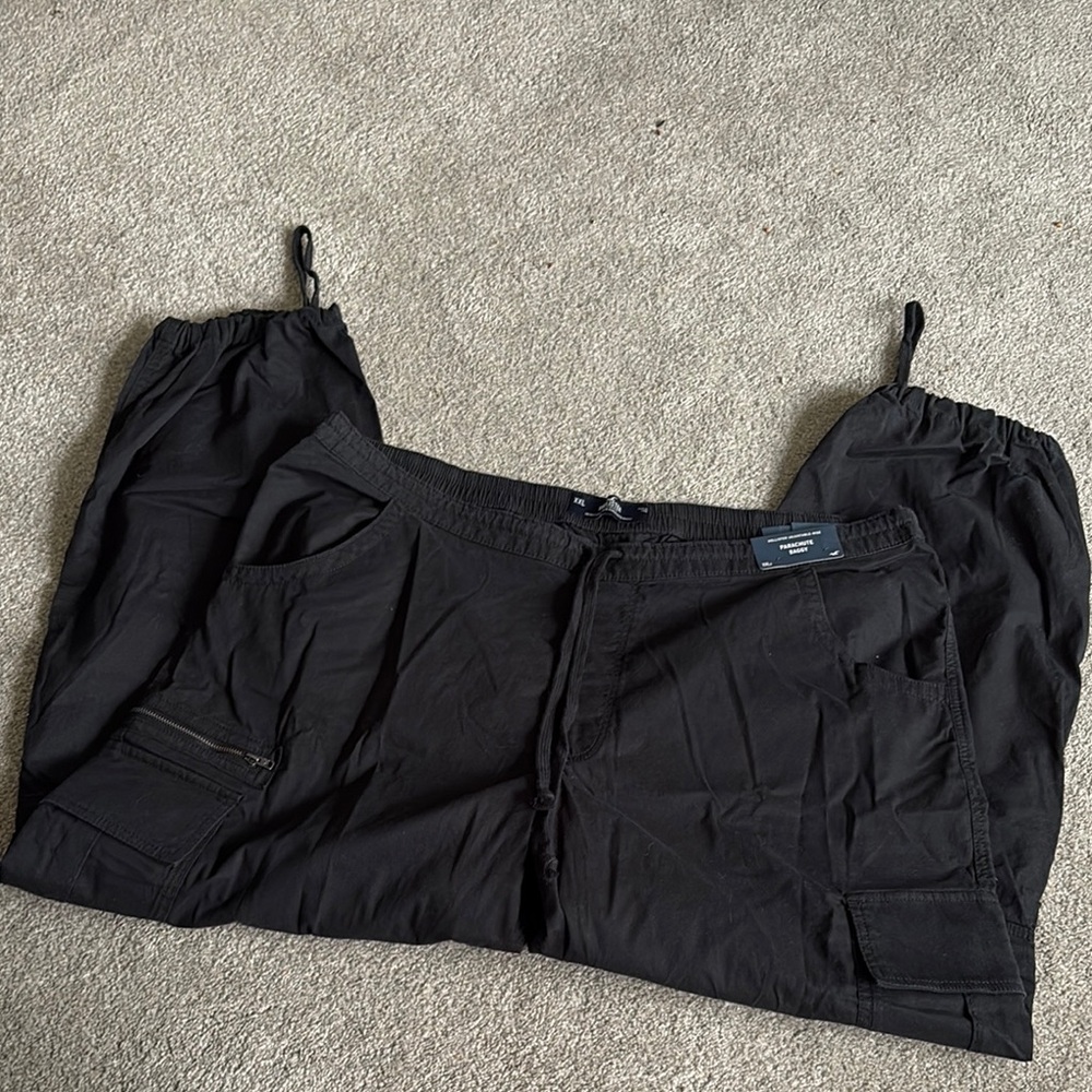 Hollister Black Cargo Pants